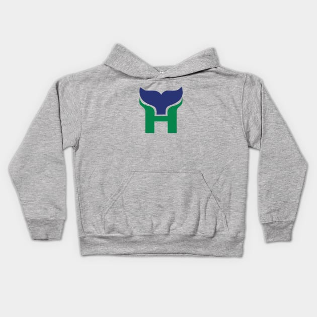 Carolina whalers Kids Hoodie by MAS Design Co